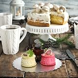 Tebery 30 Pack 10 Inch Silver Cake Boards 2 mm Thick Round Base view 7