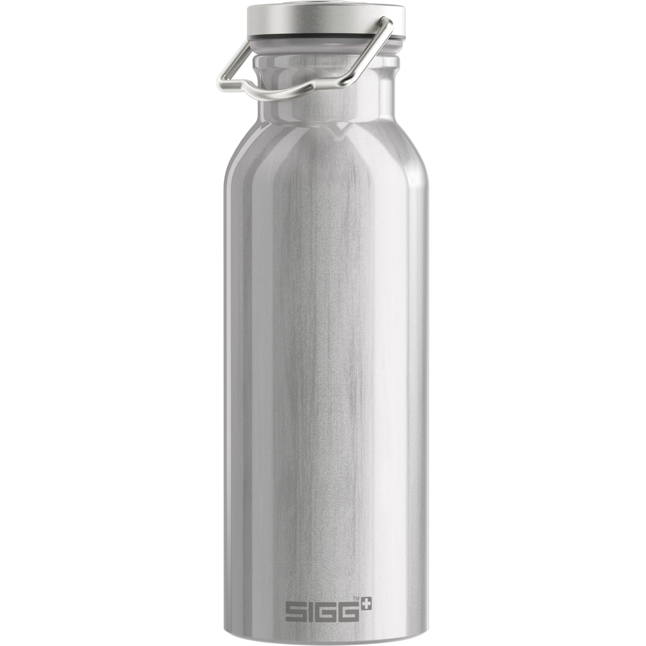 Sigg - Aluminium Water Bottle - Original Alu - Climate Neutral Certified - Suitable For Carbonated Beverages - Leakproof - Lightweight - BPA Free - 0.5 L