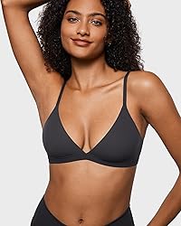 INLYRIC Women's Inbarely Triangle Bralette Plunge
