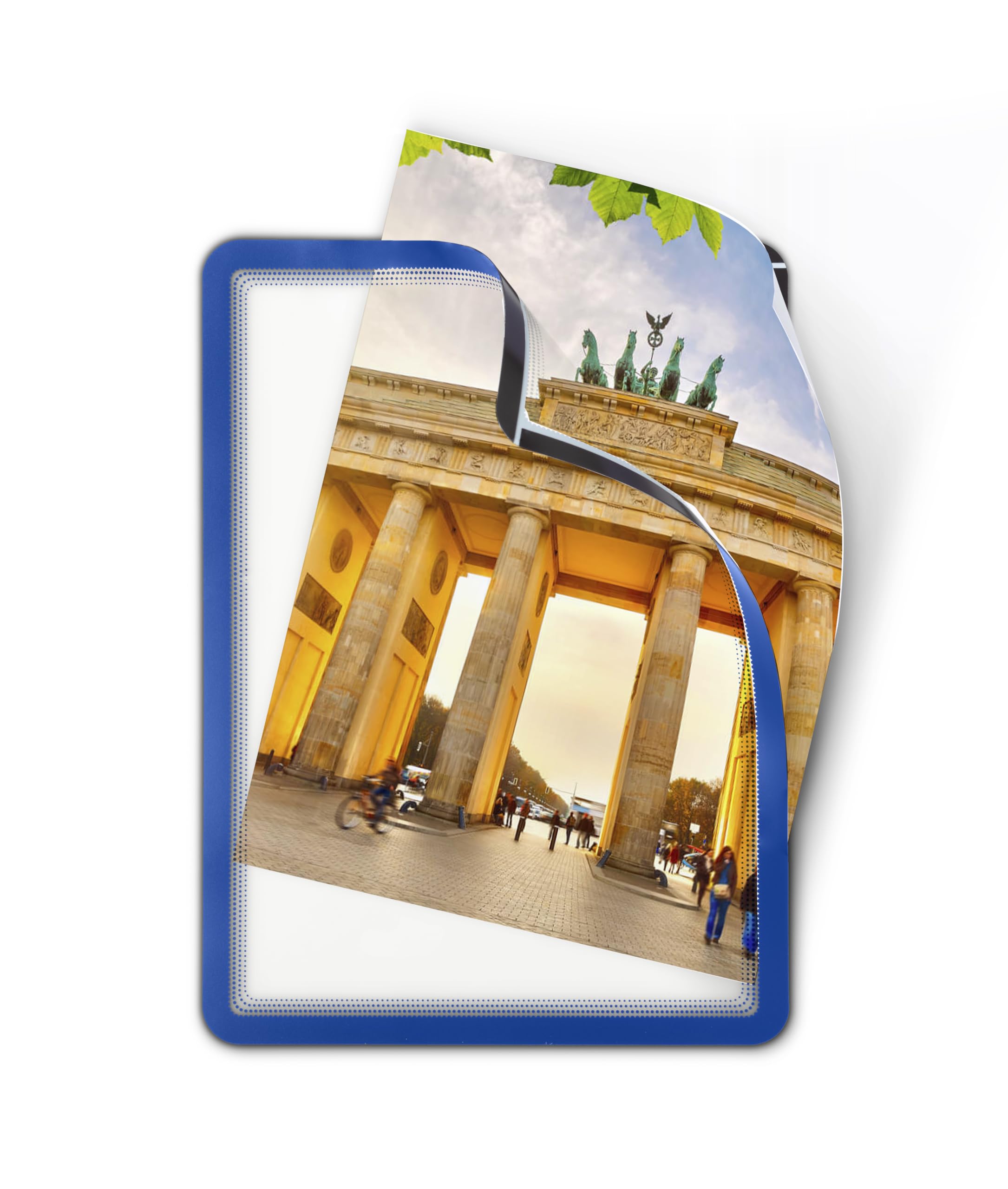 Tarifold 194951 Tarifold Magneto Info Frame (A4, Self-Adhesive with Magnetic Closure) Pack of 2 Blue