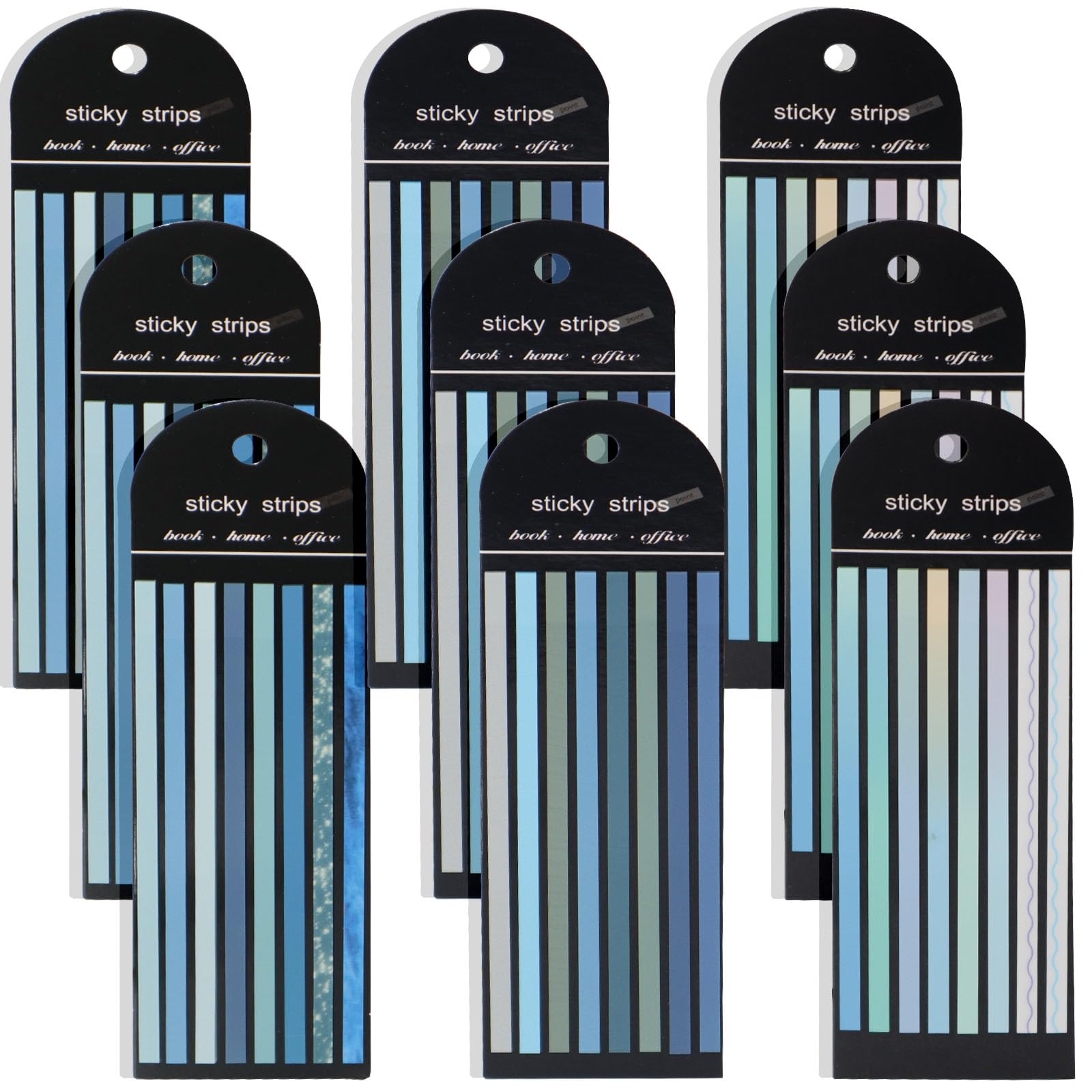 Realand 1440pcs Transparent Highlighter Tape, Long Reusable Highlight Strips Book Highlighters Removable, Sticky Note Tabs for Annotating Books Aesthetic Annotation Supplies