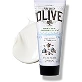 KORRES Olive Body Lotion for Dry Skin, Moisturizer Cream with Vitamin E, Aloe and Pure Greek Olive Oil for Body Care, Hydrating and Nourishing for Smooth, Supple Skin, Sea Salt Scented, 6.76 fl oz