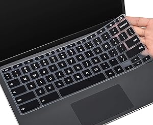 CaseBuy Keyboard Cover for HP 11a Chromebook 11a-na0010nr/na0021nr/na0030nr/na0040nr/na0050nr/na0060nr, HP Chromebook 11A G8,Chromebook x360 11 G3 EE,Chromebook X360 12b-ca0010nr Keyboard Skin, Black