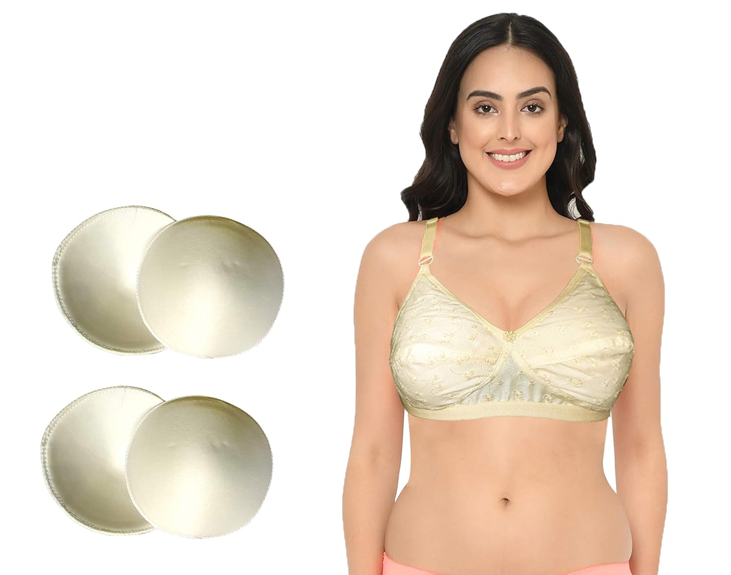 Buy Mastectomy Cancer Pocket Bra Embroidery Pure Cotton1 Bra