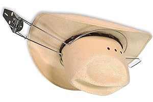 Southwestern Equine Cowboy Hat Holder for Trucks - Beige - Adult Men's Western Style - Spring, Summer - Baseball Cap, Cowboy Hats - Sun Protection - One Size - Hat Clip
