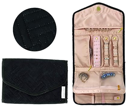 Jewelry Travel Organizer Roll Pouch