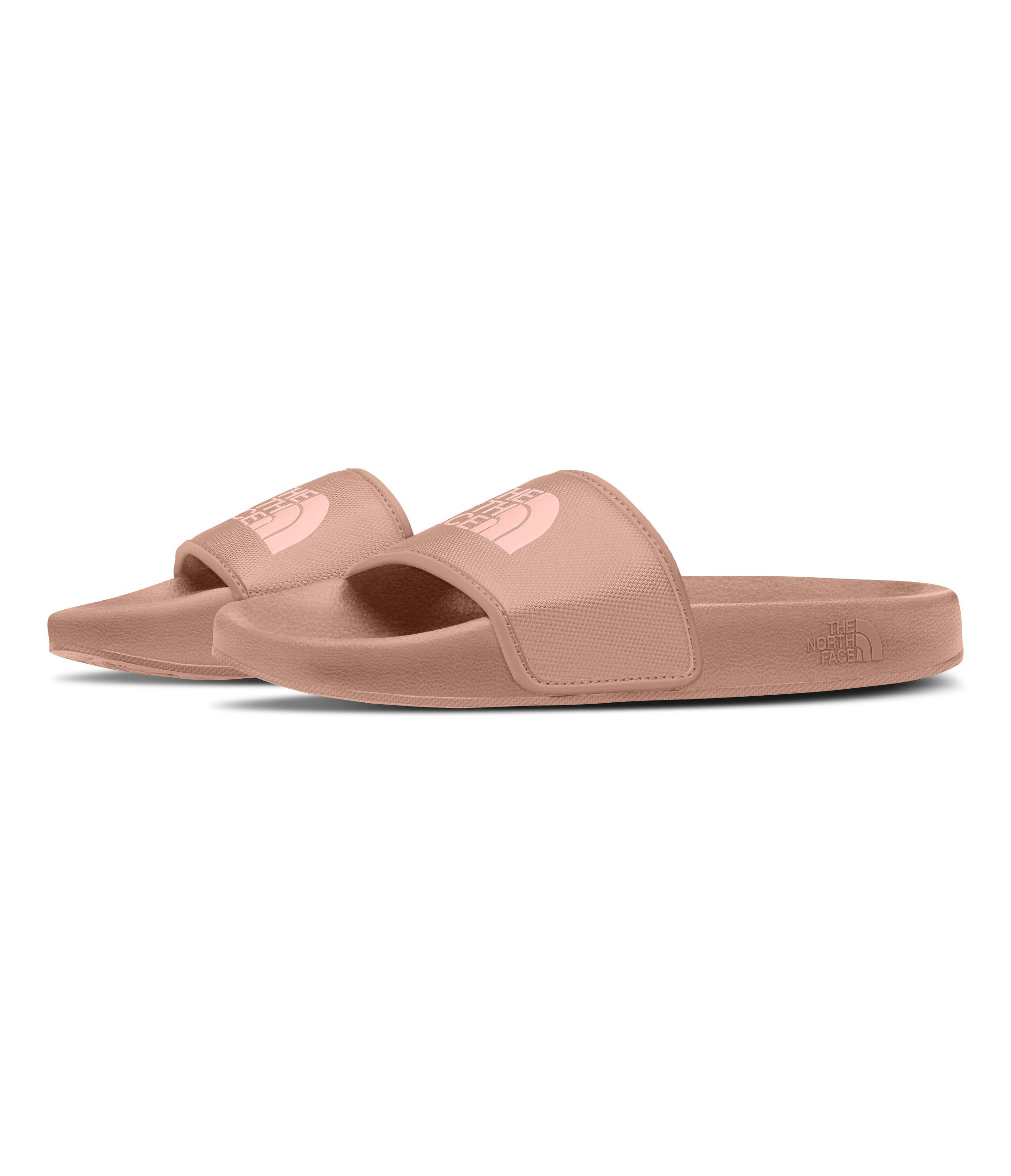 The North Face Women's Base Camp Slide III Sandal - Cushioned, Durable TPU Strap, Indoor & Outdoor Slipper, Cafe Crème/Evening Sand Pink, 7 Image
