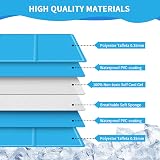 SNMIX Dog & Cat Cooling Mat Large 90x50 cm Blue Self-Cooling Gel Pad view 2