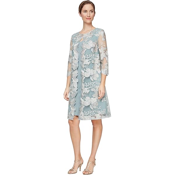 sachin and babi light blue dress Petite Long Matte Jersey Jacket Dress – On Sale Now with Up to 40% Off main image 0