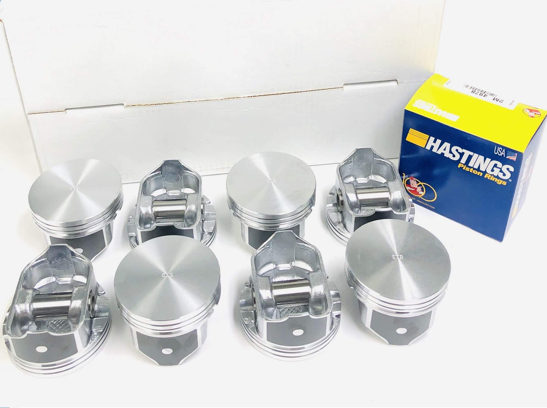 Buy Silvolite Hypereutectic Flat Top +.25mm Pistons & Rings compatible