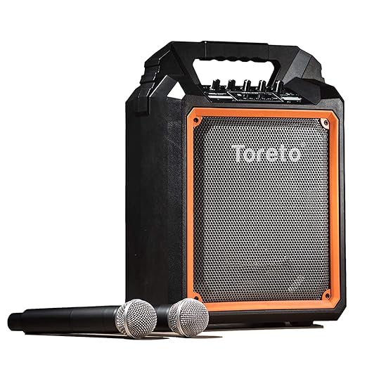 Toreto Rock 100 Party Speaker Portable Bluetooth Wireless Speaker with Heavy Bass 100W Powerful 