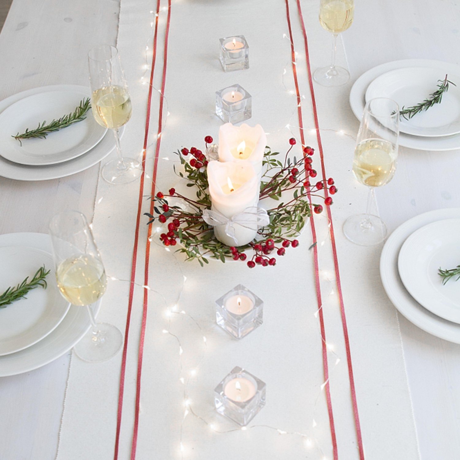 Kohree String Light Daylight White Remote Control Battery Operated Waterproof 8 Modes 50 LED 16.4ft/5M Silver-Coated Copper Wire Firefly Rope Lights 2 Packs