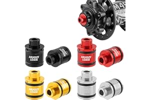 1 Pair Mountain Bike hub Quick Release Adapter, Bike Hub Converter End Cap 12/15mm to 9mm Thru Axle Quick Release for Mountai