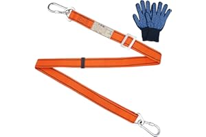 Trsmima Hunting Safety Harness, Safety Lanyard Adjustable Tree Climbing Belt Restraint Lanyards for Hunting, Hanging Stand, T