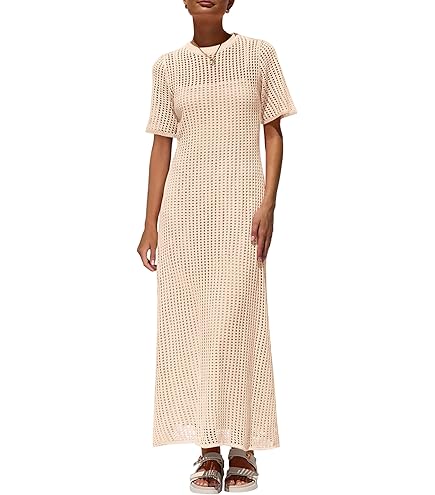 bfdsgwq womens crochet vintage dresses Women's Lace Maxi Dress, Solid A-Line Dress, Hollow Out Long for Women (White,Medium) : Clothing, Shoes & Jewelry collection: spring essentials POOLSIDE PARADISO Palm Beach spring of 1969 Color:MOCHA-GOLD