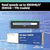 WD Blue SN570 250GB M.2 2280 PCIe Gen3 NVMe SSD Read up to 3300 MB/s view 4