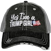 Yes I'm A Trump Girl Two-Toned Hat