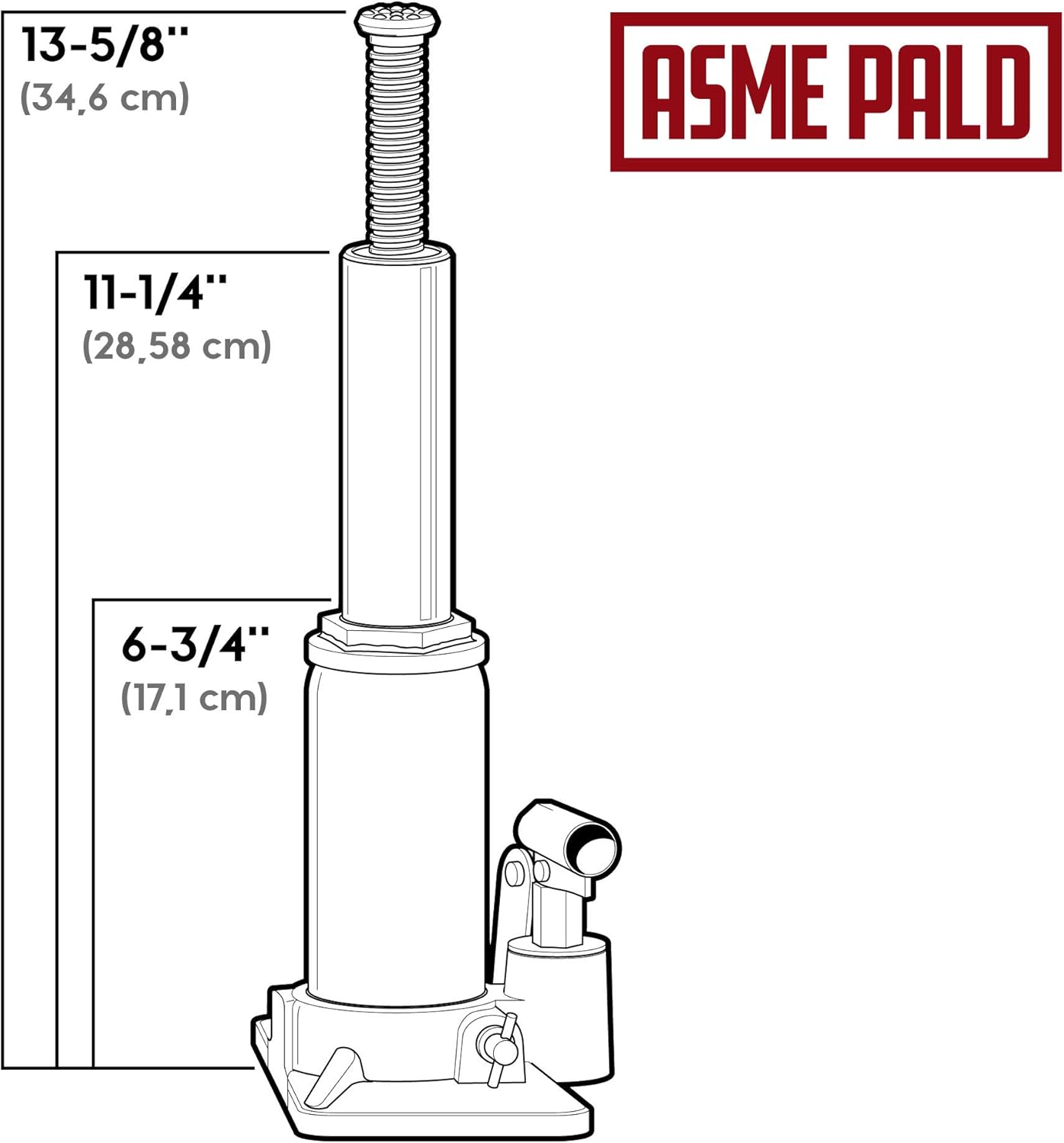 Powerbuilt 640905 Heavy Duty 4-Ton Bottle Jack: Automotive