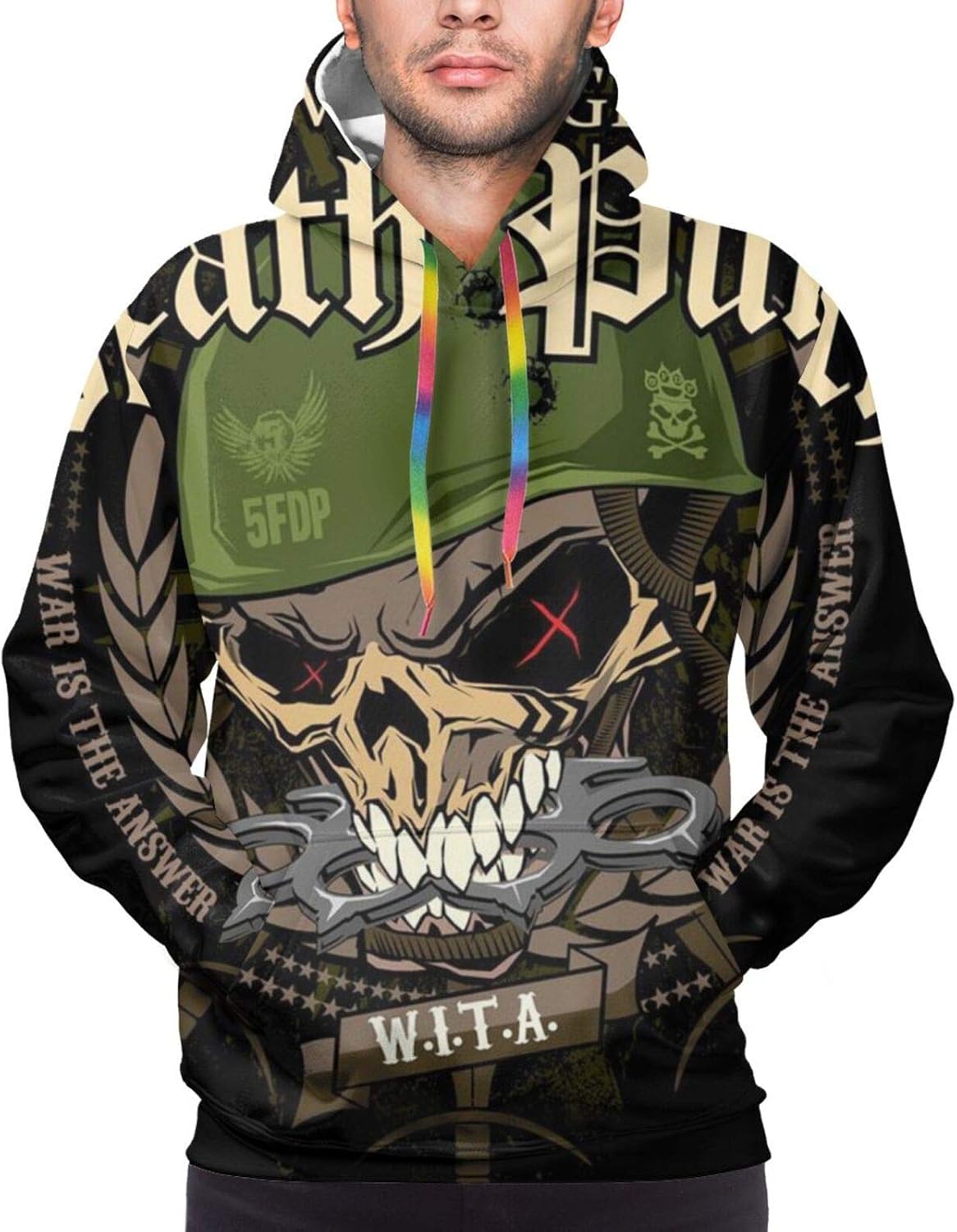 Five Finger Death Punch Men's Sweatshirts Autumn Winter Leisure Pullover Hoodies Black at Amazon Five Finger Death Punch Men's Sweatshirts Autumn Winter Leisure Pullover Hoodies Black at Amazon