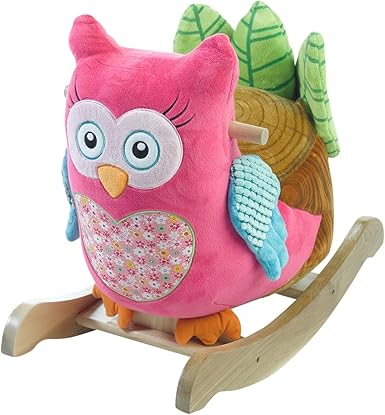 pink owl baby bouncer