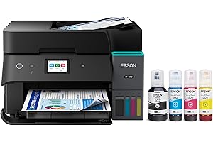 Epson EcoTank ET-4950 Wireless All-in-One Colour Supertank Printer with up to 3 Years of Ink, Refillable Tanks, Perfect for H