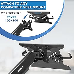Mount-It! Laptop VESA Mount Tray for VESA Monitor