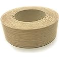 Edge Supply White Oak 2" x 25' Roll Preglued, Wood Veneer Edge Banding, Iron on with Hot Melt Adhesive, Flexible Wood Tape Sanded to Perfection. Easy Application Wood Edging. Made in USA