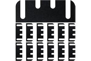 12 PCS Door Hinge Shims, 4 Inch Door Hinge Spacers Kit, Trimmable Hinges Shims PC Material for Door Repair & Alignment,0.05” 