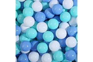 YUFER 50 Pack Macaron Ball Pit Balls for Toddlers of BPA-Free Crush Proof Ocean. Perfect for Play Tents, Children's Pool Water Toys & More - 2.2 Inches Each