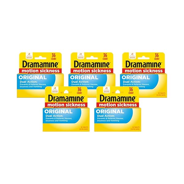DRAMAMINE MOTION SICKNESS RELIEF, ORIGINAL FORMULA, 36 COUNT