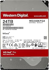 WD Red Pro 24TB NAS 3.5" Internal HDD 7200 RPM CMR SATA 6 Gb/s 512MB Cache view 2