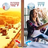 HIZH 94cm Door Draft Excluder Under Door Seal Weather Stripping Grey view 2