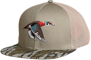 EDTREK Outdoorsman Pro Trucker Breathable Mesh Performance Cap - Flat Brim Snapback Hat
