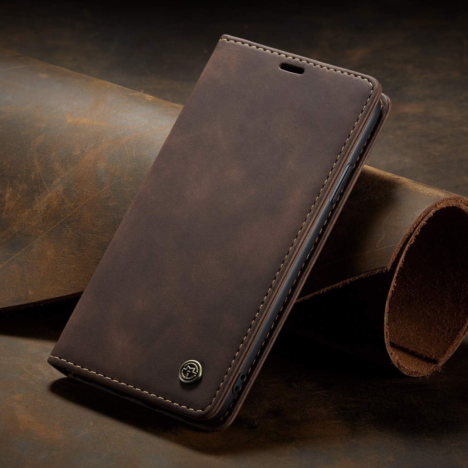 Excelsior Premium Leather Wallet Flip Cover Case With | Card And Cash Slot | 360 Full Body Protection | Inner Tpu Case Compatible With 6.5 Inch Apple Iphone 11 Pro Max (Coffee)