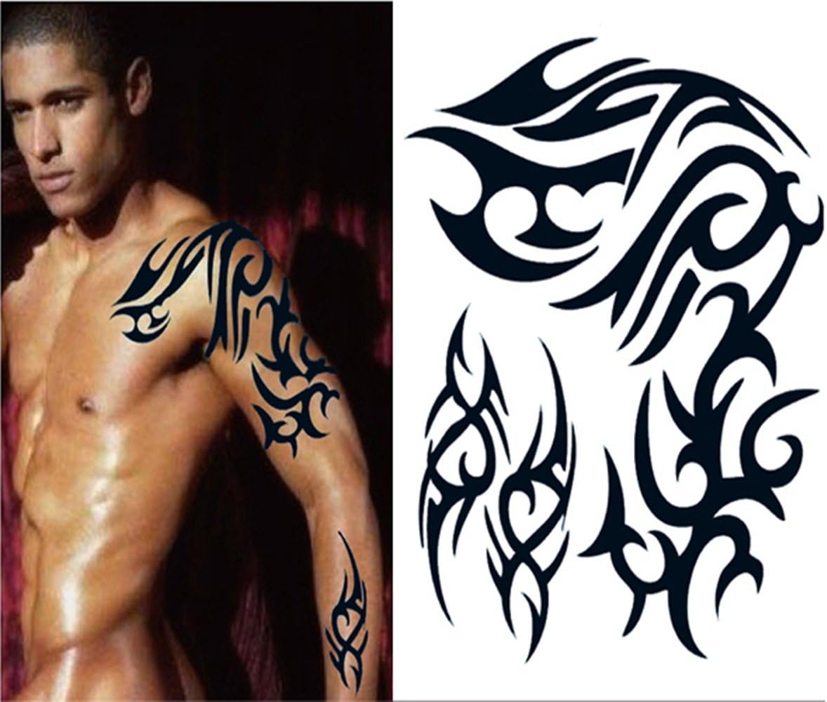 Instant Waterproof Man Paint Temporary Tattoo Sticker