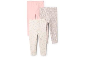 Amazon Essentials x Sofia Grainge Toddlers and Baby Girls' Legging, Pack of 3
