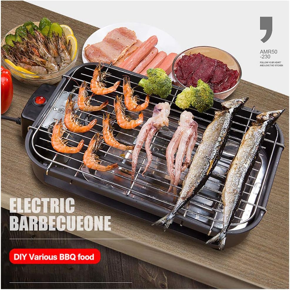 Review SmokeFree Electric Barbecue Grill Indoor Nonstick Electric
