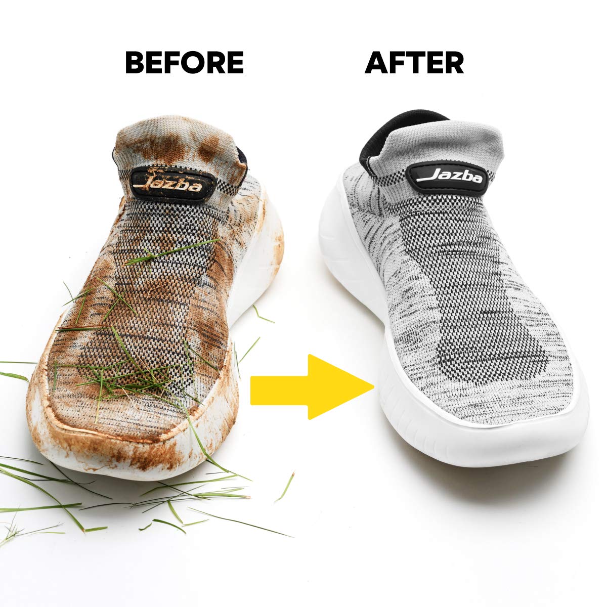 Jazba Laundry Bag Shoe Mesh Wash Bags Washing Machine Sneaker Wash Bag Reusable Durable with Zipper, S