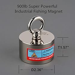 ULIBERMAGNET 900lbs Double Sided Fishing Magmet