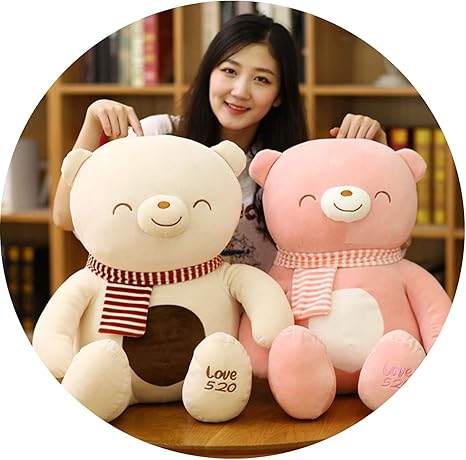 Amazon Co Jp 大きな抱擁クマテディ人形枕柔らかいかわいいぬいぐるみ抱擁眠っている人形人形女の子かわいい ホーム キッチン