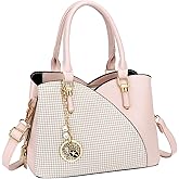 KKXIU Triple Compartments Purses and Handbags for Women Fashion Ladies Satchel Shoulder Top Handle Bag