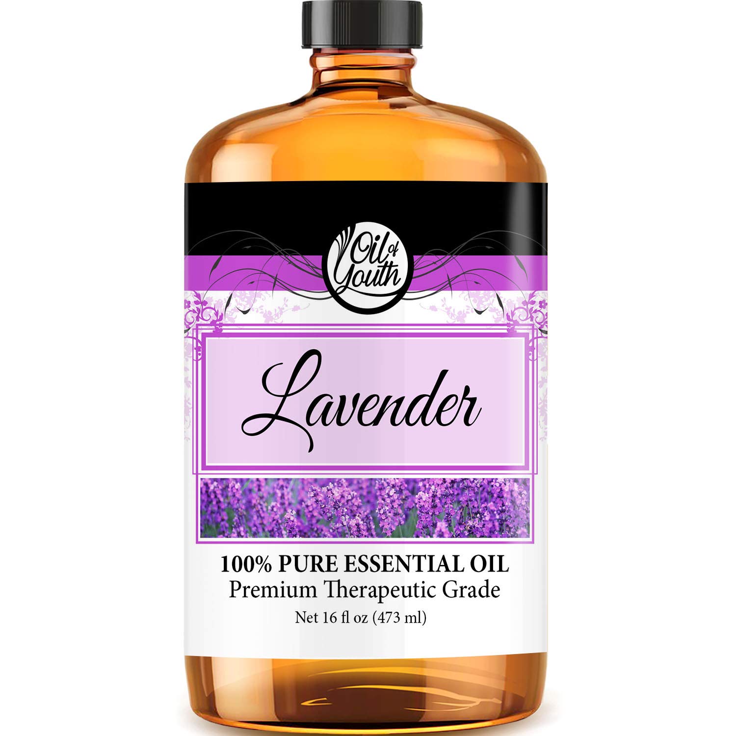 16oz Bulk Lavender Essential Oil Therapeutic Grade Pure & Natural Lavender Oil
