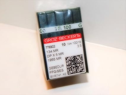 Amazon Com 100 Groz Beckert Gebedur 134 Mr 135x5 Mr Titanium Quilting Machine Needles Mr4 5 1