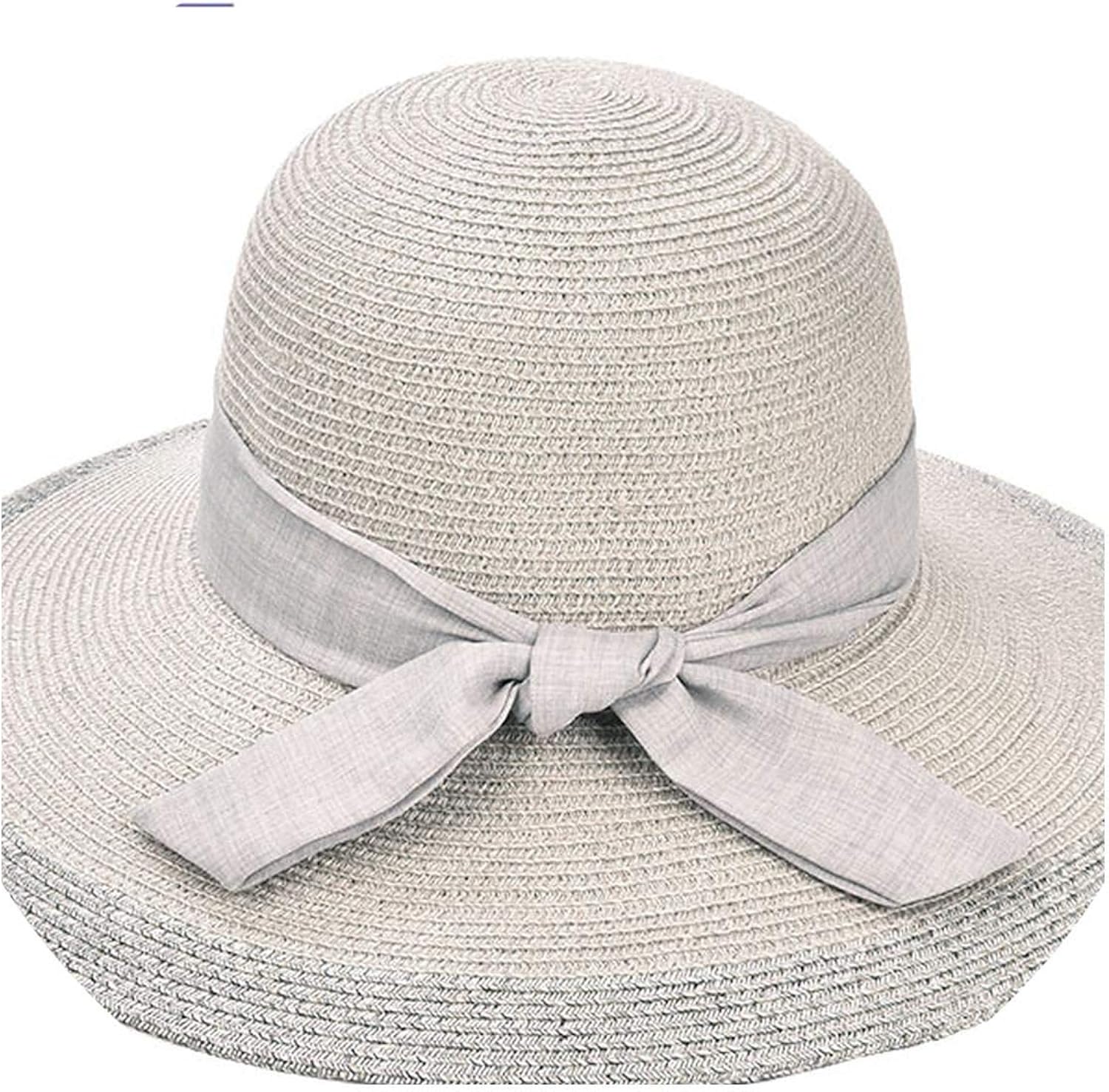Cotton Summer Hats for Women Floppy Beach Hat Sun Protection