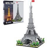 CSNRHG Paris Eiffel Tower World Famous Architectural Model | Micro Building Blocks Set 3350 Pieces 3D Puzzle Toys Gifts for Kid and Adult