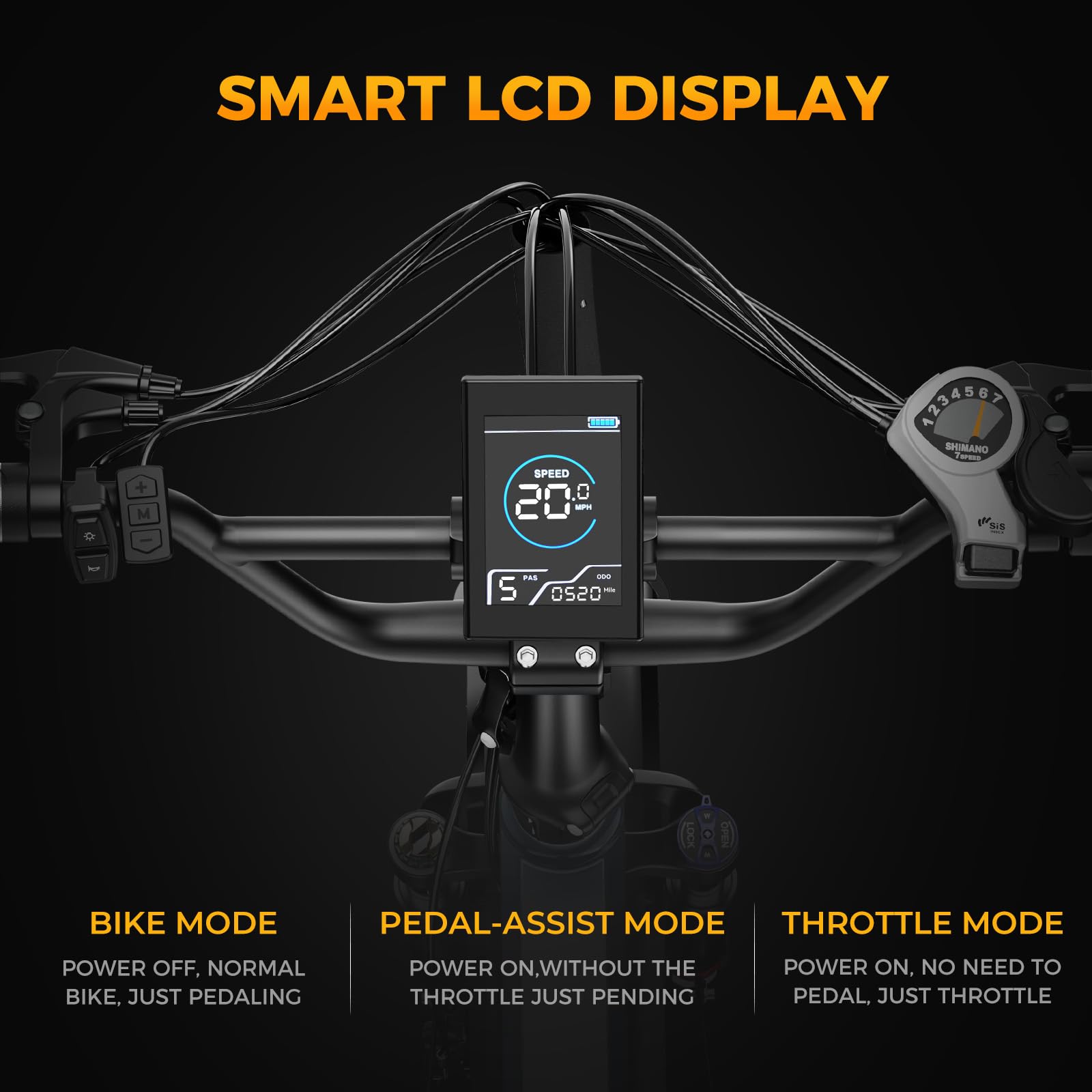Jasion X-Hunter Electric Bike for Adults,1400W Peak Motor 70+ Miles 30MPH Foldable Ebike,624WH Removable Battery,20’’*4 Fat Tire Full Suspension Bicycle for Commute,Snow,Mountain with 7-Speed