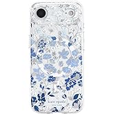 kate spade new york iPhone Air Case - Compatible with MagSafe - Designer Phone Case - Flowerbed Blue Gems