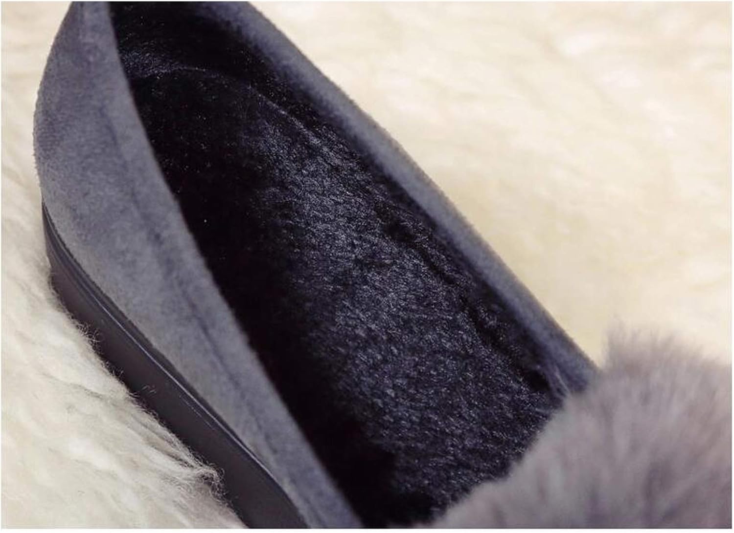 loafers for women with fur