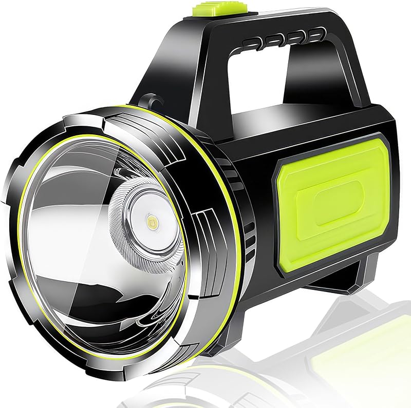 Porcyco LED Torch 1000LM Rechargeable USB 1200mAh IPX5 Waterproof 2 Modes
