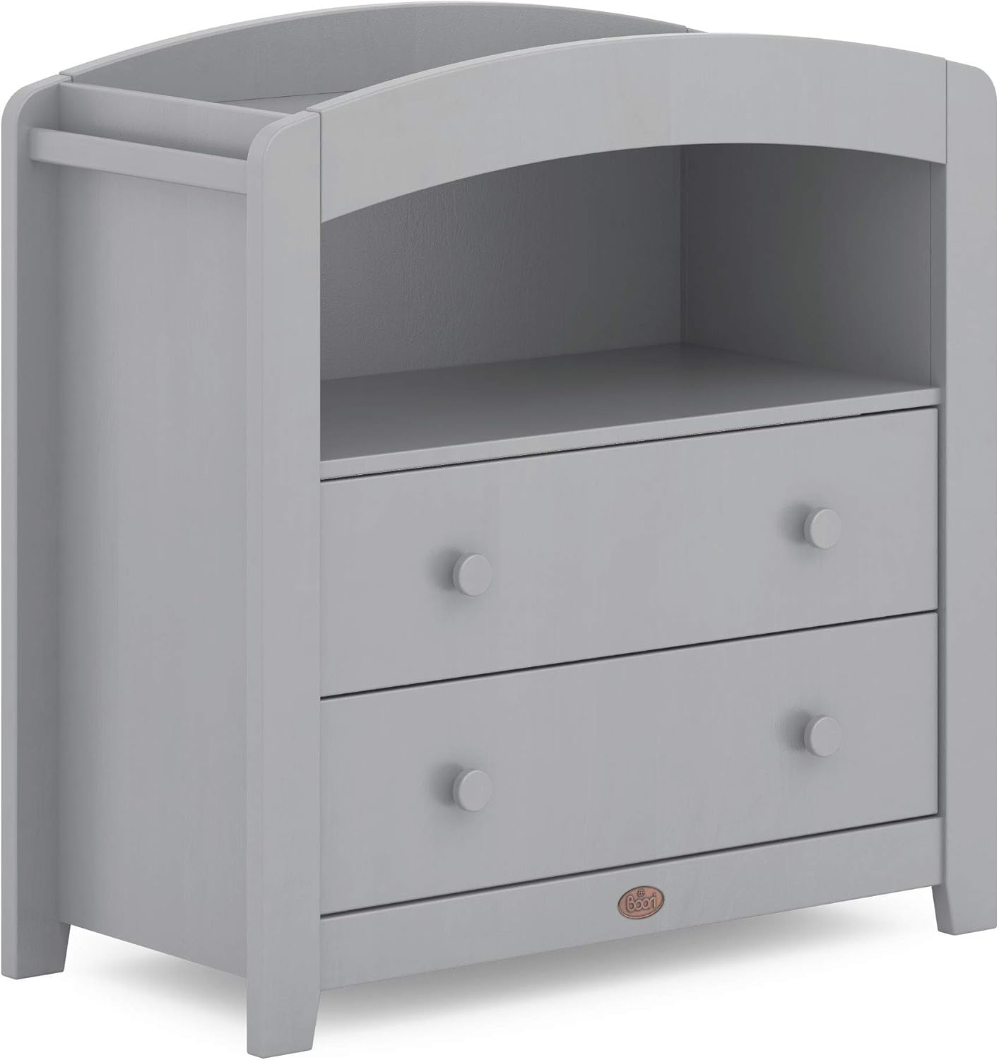 Boori Curved 2 Drawer Chest Changer Wood Pebble Amazon Co Uk Baby